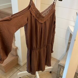 Boho Brown romper
